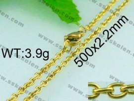 Staineless Steel Small Gold-plating Chain